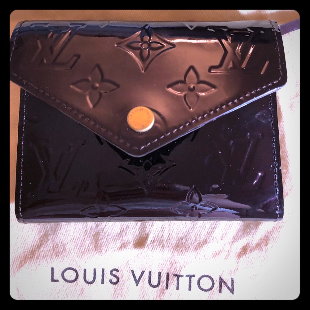 Authentic Louis Vuitton Vernis Amarante Wallet